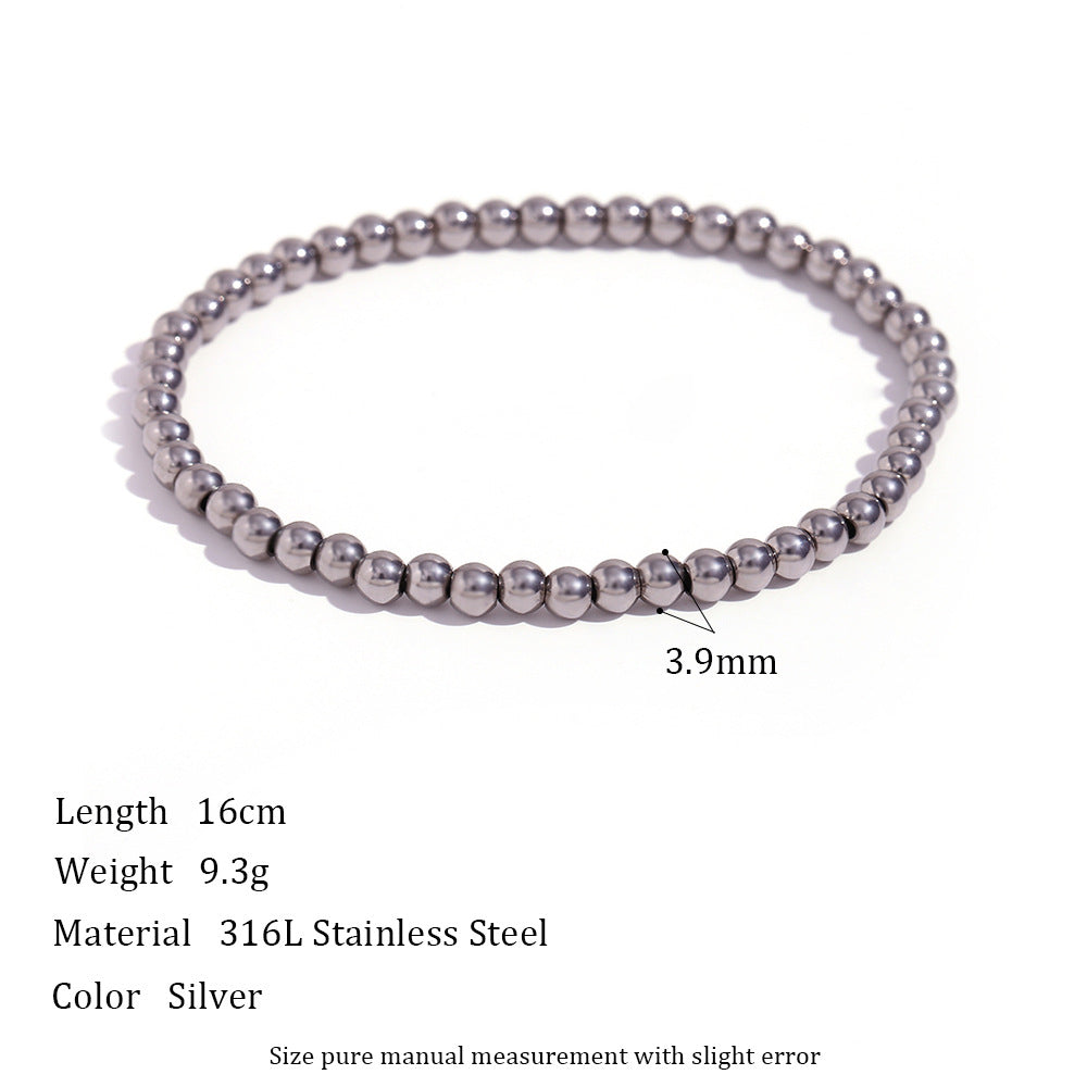 Wholesale Vintage Bead Stainless Steel Bracelet